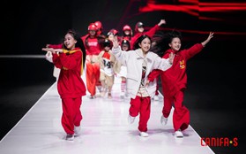 Canifa by Lê Hà: Bùng nổ cảm xúc với BST "Kết nối tự hào" tại Aquafina Vietnam International Fashion Week 2024