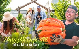 Từ đất cằn, đôi vợ chồng trung niên dành 3 năm "toàn tâm toàn ý" xây dựng khu vườn, thay đổi cả cuộc đời