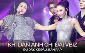 Khi dàn "anh chị đại Vbiz" đu dây, ke đầu và bắn rap trên sóng truyền hình