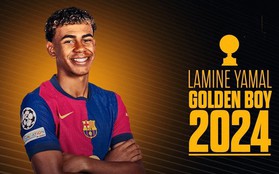 Yamal giành Golden Boy, vượt mặt Messi lập kỷ lục mới