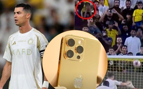 Ronaldo đền iPhone 16 Pro Max mạ vàng cho fan nhí