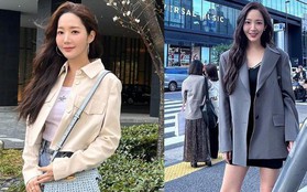 "Chìa khóa" mặc đẹp của Park Min Young ở tuổi 38