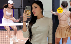 Mỹ nhân 9X "quần quật" trên sân pickleball 10 tiếng/ngày, lần đầu nói rõ về drama mặc đồ gợi cảm bị chỉ trích