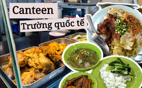 Check VAR cơm canteen trường quốc tế nhưng giá "quốc nội": 35k là được suất cơm đầy ú ụ, bố mẹ ở nhà nhìn cũng thấy yên tâm