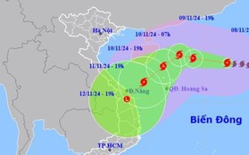 Yinxing có thể suy yếu khi vào đến vùng biển miền Trung