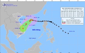 Cảnh báo mới nhất về bão số 7: Vẫn mạnh cấp 14, cách quần đảo Hoàng Sa 365km