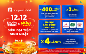 Đẩy mạnh mô hình ăn uống kết hợp giải trí, ShopeeFood 12.12 ghi nhận lượng đơn hàng tăng gấp 4 lần qua livestream