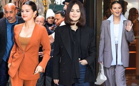 Selena Gomez đúng là "cao thủ" mặc áo blazer, phối đồ trẻ trung mà vẫn sang trọng