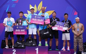 Shark Đặng Hồng Anh trở lại ấn tượng với 2 chức vô địch pickleball