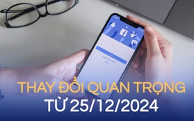 Thay đổi người dùng Facebook Việt Nam cần chú ý từ ngày 25/12/2024