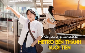 Đổ gục trước loạt góc check-in tại Metro Bến Thành - Suối Tiên: Lên hình vừa ngầu vừa điện ảnh chẳng thua kém gì nước ngoài