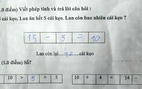 Bài toán tiểu học đang khiến cả cõi mạng dậy sóng: "14 trừ đi bao nhiêu để lớn hơn 14?"