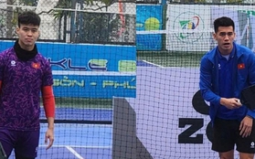 Tiến Linh, Duy Mạnh đi chơi pickleball trước ngày đấu Thái Lan ở chung kết AFF Cup 2024