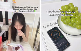 Dở khóc dở cười trend ăn nho vào 0h ngày 1/1: Chọn sai loại là "cười ra nước mắt" luôn