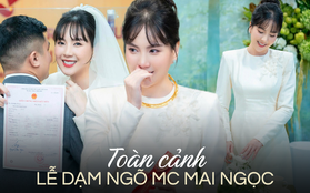 Toàn cảnh lễ dạm ngõ của MC Mai Ngọc: Cô dâu bật khóc, chi tiết lộ thái độ nhà chồng mới gây chú ý!