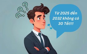 Vì sao 8 năm liền kể từ 2025, Tết Nguyên đán không có ngày 30 Tết?