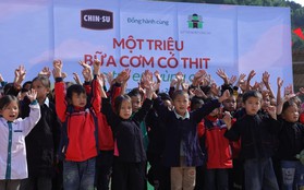 CHIN-SU "Một triệu bữa cơm có thịt" năm thứ 2: Tiếp sức trò nghèo vùng cao đến trường