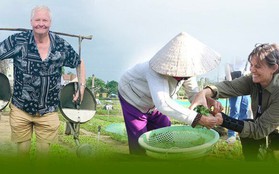 Lạ đời du khách bỏ tiền vọc đất trồng rau, nông dân “bắn” tiếng Anh như gió