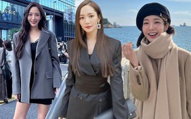 Hai kiểu áo khoác đơn giản giúp Park Min Young mặc đẹp trong mọi hoàn cảnh