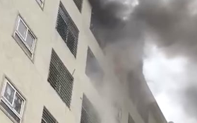 Cháy chung cư Tecco Hưng Thịnh ở Nghệ An