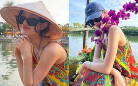 "Bông hồng lai" Danielle (NewJeans) gây bão với loạt ảnh du lịch Hội An: Visual tựa búp bê, khoảnh khắc đội nón lá chuẩn dâu Việt chiếm spotlight