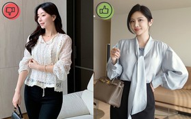 4 kiểu áo lỗi mốt khiến thời trang công sở của chị em không thể đẹp lên