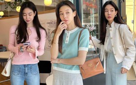 Cách diện đồ màu pastel: Quý cô Hàn Quốc có phong cách diện đồ màu pastel trẻ trung, sang xịn mịn