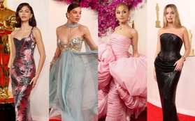 Thảm đỏ Oscar 2024: Zendaya chặt chém nàng “Juliet” bốc lửa, Ariana Grande chơi trội đối lập Margot Robbie