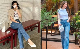 Áo thun trắng và quần jeans: Công thức luôn chuẩn mốt, phụ nữ ngoài 40 tuổi mặc lên cực trẻ trung