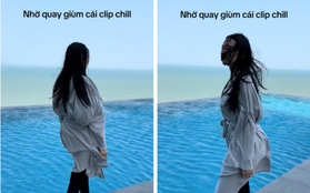 Khi Thuỳ Tiên đu trend "nhờ quay giùm cái clip", kết quả khiến fan phải thốt lên: "Cũng chill, chiu nặng chịu"