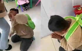 Phẫn nộ cảnh giáo viên mầm non bạo hành bé trai ở Trung Quốc: Chi tiết đứa trẻ chắp tay van nài khiến ai nhìn cũng đau đớn