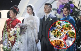 Cận cảnh tiệc cưới Quang Hải: Thực khách ấn tượng với món quả cầu vàng chiên thơm
