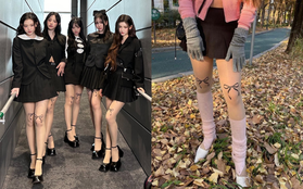 6,5 triệu người phát sốt vì đôi tất chân của NewJeans: Chuẩn style coquette, đến từ local brand mà gái Hàn rất "iu"