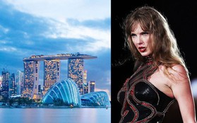 Chốn vui chơi ăn theo Taylor Swift biểu diễn ở Singapore