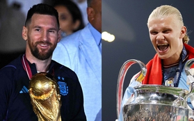 Erling Haaland cuối cùng cũng thừa nhận Messi hay nhất thế giới