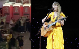 Taylor Swift hôn bạn trai đắm đuối ở hậu trường The Eras Tour tại Singapore, hát tặng luôn 1 bài khiến fan “dậy sóng”
