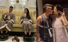Quang Hải đưa vợ bầu Chu Thanh Huyền đi Phú Quốc, massage thư giãn sau giai đoạn "cơm chan nước mắt" vì nghén