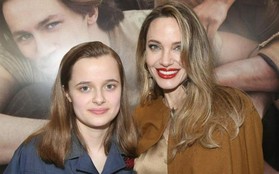 Con gái út của Angelina Jolie mặc đồ công nhân