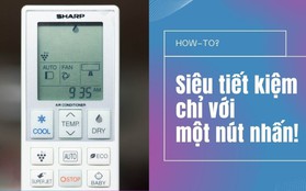 Cách sử dụng điều hoà tiết kiệm điện đến 50% chỉ với 1 nút nhấn