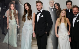 Sinh nhật tuổi 50 như thảm đỏ của Victoria Beckham: Chính chủ chống nạng vẫn cực "slay", sắc vóc cô út Harper thành tâm điểm