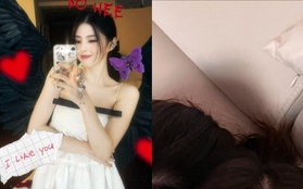 Han So Hee lại gây sóng gió: Bất ngờ đăng ảnh 2 người nằm cạnh nhau, netizen rần rần đoán danh tính