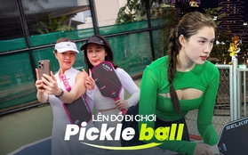 Dân chơi pickleball từ Bắc chí Nam sẵn sàng "thách đấu": Thanh Thanh Huyền mồ hôi đầm đìa, hội chị đẹp sân Thụy Khuê rủ nhau lên đồ "sương sương" chục triệu