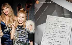 Rosé (BLACKPINK) phấn khích khi được Taylor Swift gửi tặng album mới nhất, đập tan nghi vấn "không thân với đàn chị bằng Lisa"