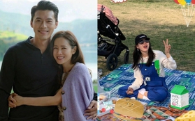 Son Ye Jin - Hyun Bin đưa quý tử đi dã ngoại, nhan sắc nữ diễn viên qua ống kính của ông xã gây sốt