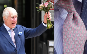 Thông điệp sau chiếc cà vạt hồng Vua Charles đeo trong sự kiện đánh dấu sự trở lại của ông