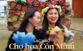 Dạo một vòng chợ hoa hoành tráng nhất Trung Quốc: Hơn 1.600 loại hoa thỏa sức mà lựa, giá rẻ chưa từng thấy