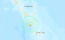 Động đất mạnh 6,3 độ tấn công quần đảo Vanuatu
