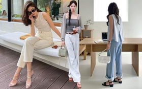 Quần jeans + sandal: Cặp bài trùng sành điệu, "hack dáng" giúp phong cách nàng lên hương