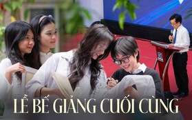 Lễ bế giảng cuối cùng của học sinh lớp 12 ngôi trường "siêu ngoại ngữ": Bọn mình sẽ lớn, sẽ đi trên những con đường mới!