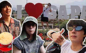 Jung Il Woo lại khiến fans "cười xỉu" với Vlog khám phá Sa Pa, không thể ngủ thoải mái trên xe giường nằm vì chân quá dài